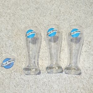 Clear Beer Glass Set